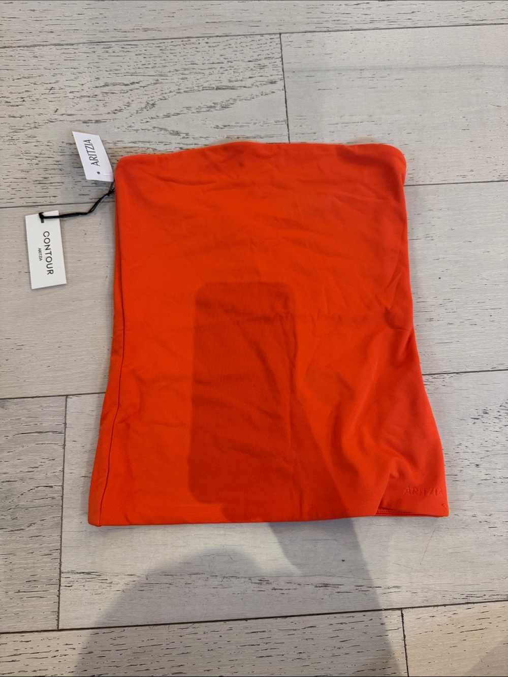 Aritzia Bright Orange Tube Skirt